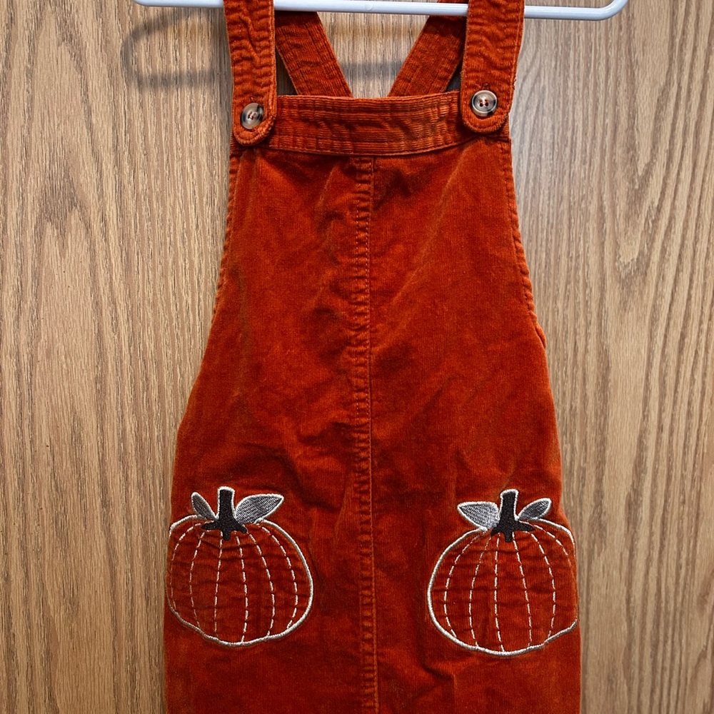 Kids Pumpkin Patch Corduroy Overall skirt
